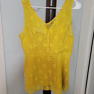 DONATING SOON Floral eyelet top